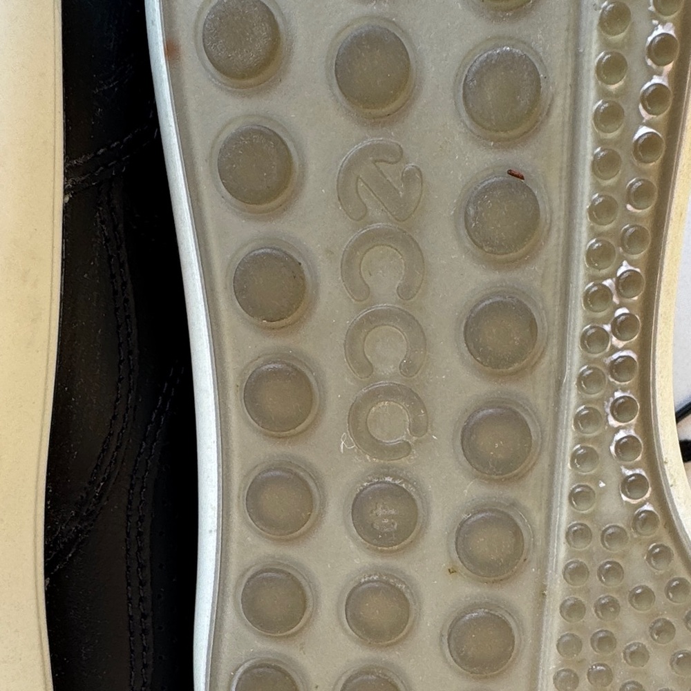 ECCO Ladies Black Sneakers - Picture 5 of 8
